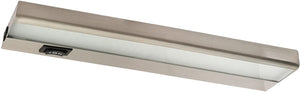 12" 120v Direct Hard Wire Capable Led Light Linkable Under Cabinet Brushed Alu