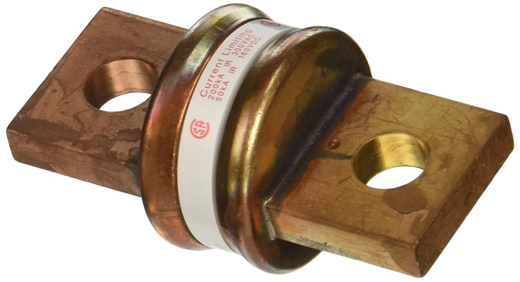Mersen A3T Fast Acting/Class T Fuse, 300VAC/160VDC, 200kA AC/50kA DC, 600 Ampere, 1-5/8