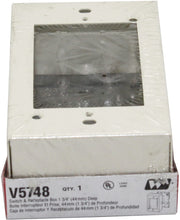 Load image into Gallery viewer, Wiremold V5748 Raceway Deep Switch &amp; Receptacle Box (1 Gang)
